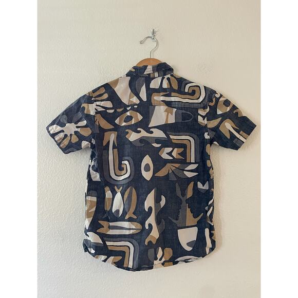 Salty Crew Boy's Short Sleeve Woven Shirt Size S Blue Button Up Pocket Cotton - Picture 3 of 6